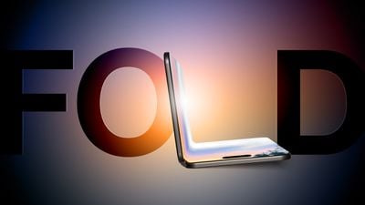 Składany iPhone od Apple z kamerą typu hole-punch i czujnikiem Touch ID z boku