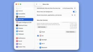 Nowa opcja tła paska menu w macOS Tahoe Beta 2 dla lepszej widoczności i estetyki