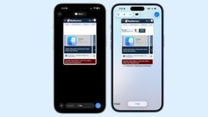 Zmiany w rozmieszczeniu przycisku nowej karty w Safari w iOS 26 beta 2
