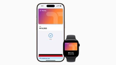 Koreańska karta Tmoney dostępna w Apple Wallet do płatności za transport publiczny