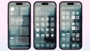 Przejrzysty styl ikon i nowy design Liquid Glass w iOS 26