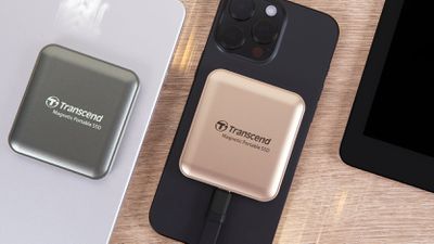 Przenośny dysk SSD Transcend ESD420 z magnetycznym mocowaniem do iPhone’ów MagSafe